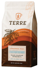 Bag of Terre Centennial Trail Whole Bean Cold Brew coffee